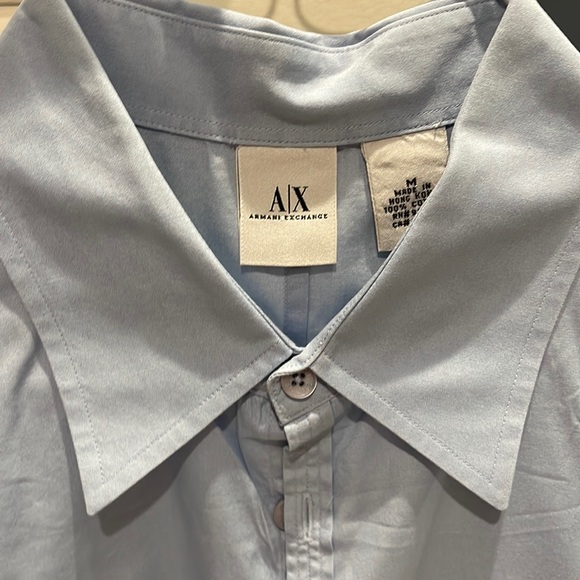 Armani Exchange Other - Armani Exchange short sleeve button down, light blue, M